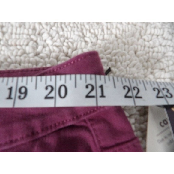 AVA & VIV Womens Magenta High Rise Stretch Skinny Ankle Jeans Size 22W/R - Picture 4 of 9
